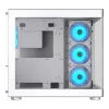 PC Midi Tower korpuss Cougar FV150 ARGB Balts — ATX/Micro-ATX/Mini-ITX, 3x120mm priekšā, 1x120mm aizmugurē, 2x3.5 collu + 2x2.5 collu vietas, USB 3.2 Gen1