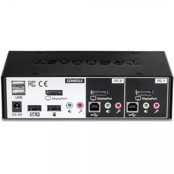 KVM slēdzis Trendnet TK-241DP Melns