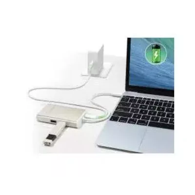 USB-C daudzfunkciju adapteris j5create JCA374-N, vadu, 60W, 4K