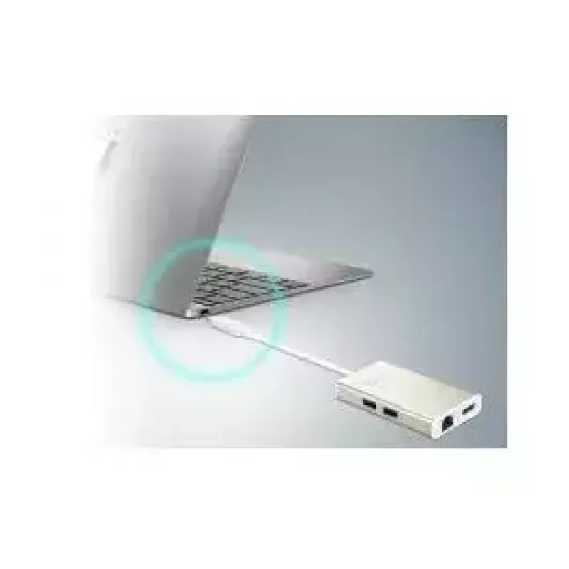 USB-C daudzfunkciju adapteris j5create JCA374-N, vadu, 60W, 4K