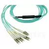 Šķiedru optikas kabelis BlueOptics MC6709309-010-BO 10 m OM3 MPO uz 4×LC (50 µm) akva