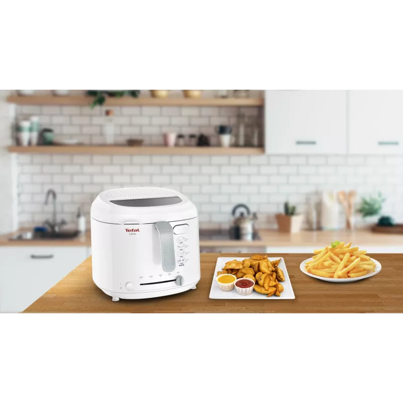 Fritieris Tefal Uno FF203130, 1600 W, 1,8 L, balts