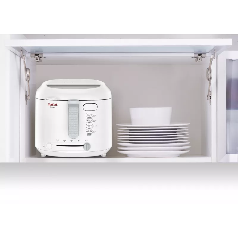 Fritieris Tefal Uno FF203130, 1600 W, 1,8 L, balts