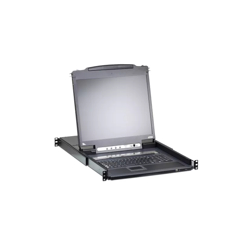 ATEN CL5708IM 8 portu 17 collu LCD KVM slēdzis ar IP (USB/PS/2 VGA) un USB perifērijas portu