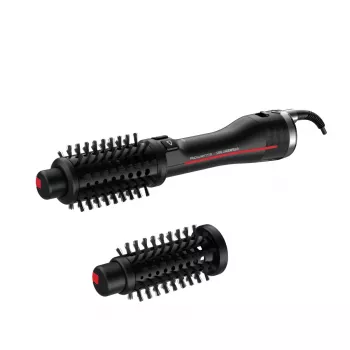 Rowenta K/Pro Stylist CF961L karstā gaisa suka ar tvaiku, melna, sarkana, 750 W, 1,8 m