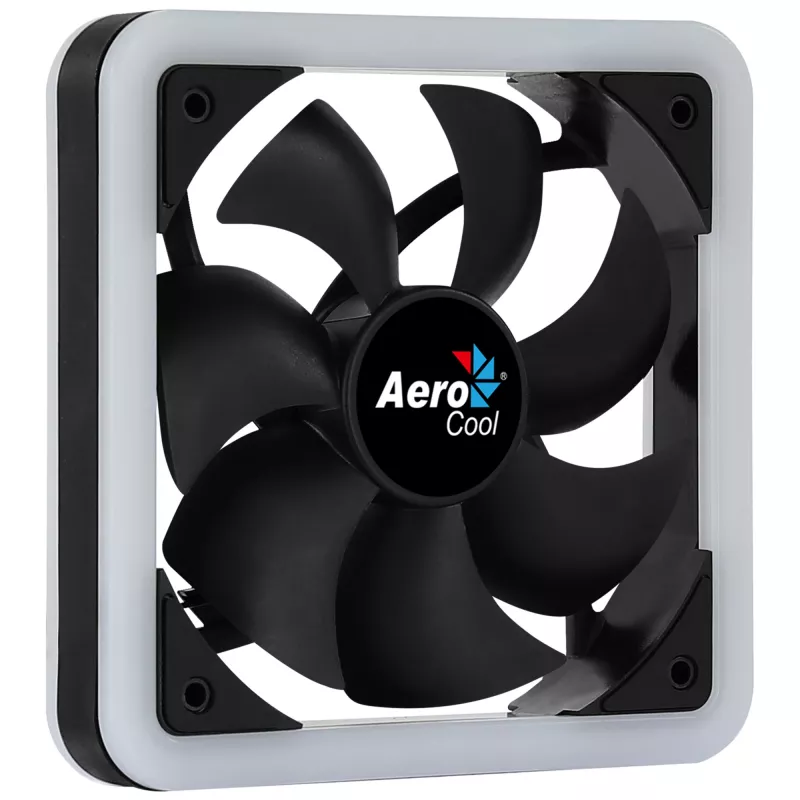 Aerocool Edge 14 datora ventilators 14 cm Melns