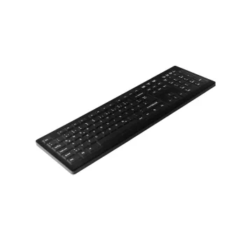 Active Key AK-C8100 Medicīniskā USB tastatūra QWERTZ Vācu Melna Pilnizmēra 105 Taustiņi
