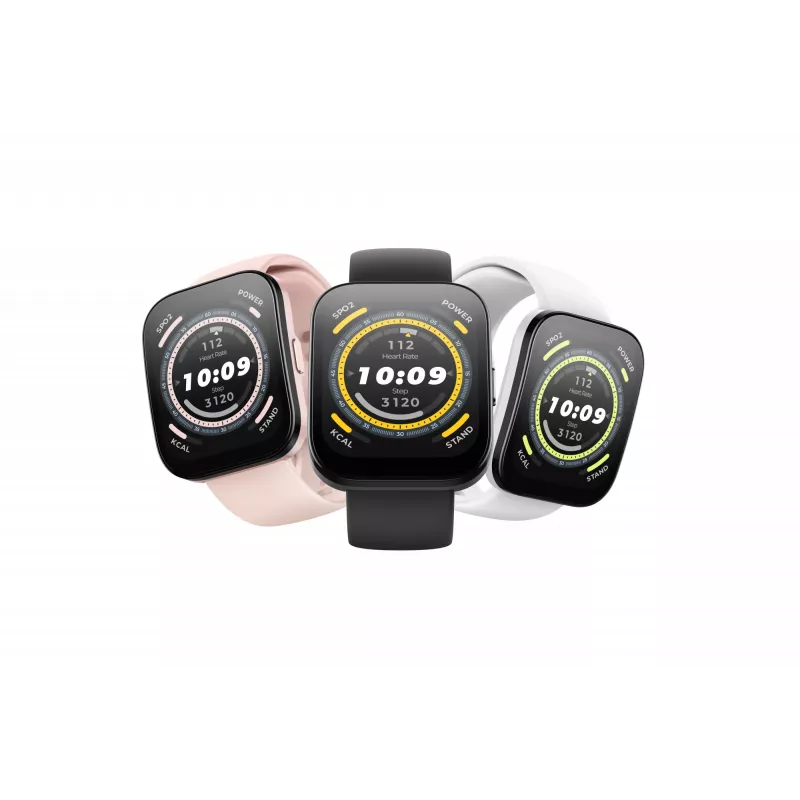 Amazfit Bip 5 4,85 cm (1,91 collu) TFT 45,9 mm Digitāls 320 x 380 pikseļi Skārienekrāns Balts GPS (satelīts)