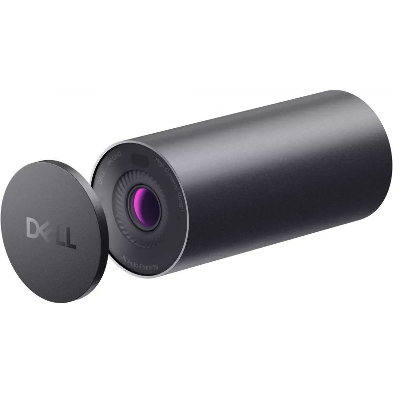 DELL WB7022 tīmekļa kamera 8.3 MP 3840 x 2160 pikseļi USB Melna