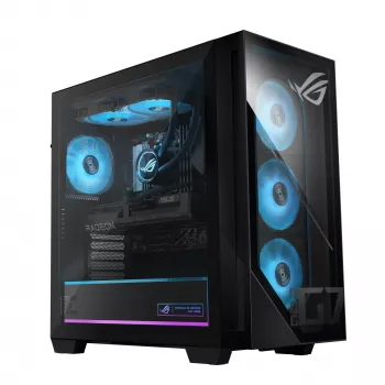 ASUS ROG G700 GM700TZ-R8700F092W AMD Ryzen™ 7 8700F 32 GB DDR5-SDRAM 2 TB SSD NVIDIA GeForce RTX 5070 Ti Windows 11 Home Tower PC Melns
