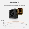 Barošanas bloks Cougar ATLAS 650W ATX3.1 80 PLUS Bronze, 24-pin ATX, 120 mm ventilators, melns
