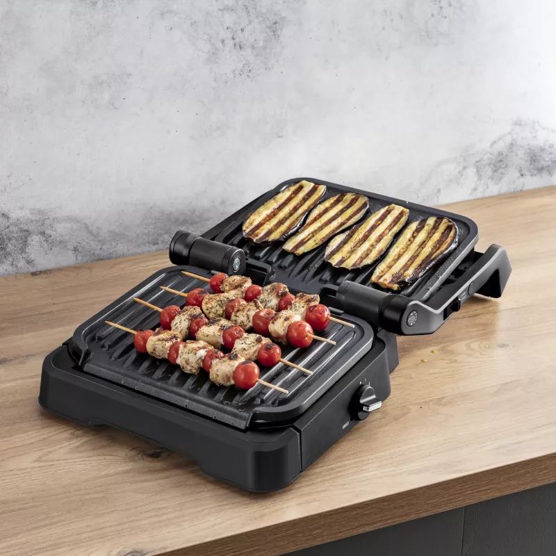 Kontakta grils Tefal OptiGrill 2in1 GC7728 2100W Melns