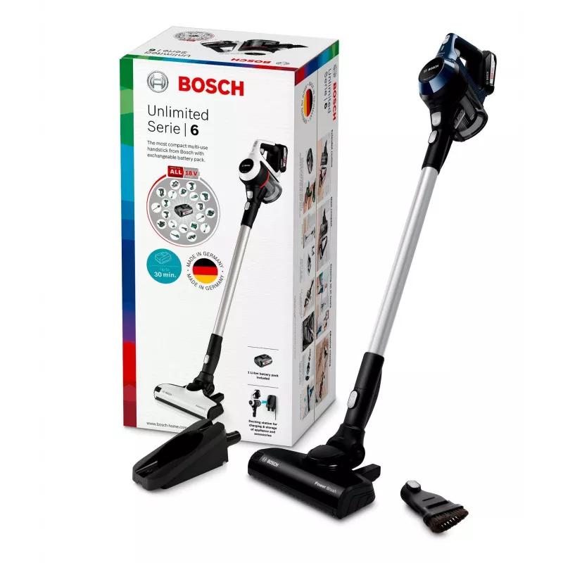 Bosch Serie 6 BBS611PCK 2-in-1 kātslota putekļsūcējs