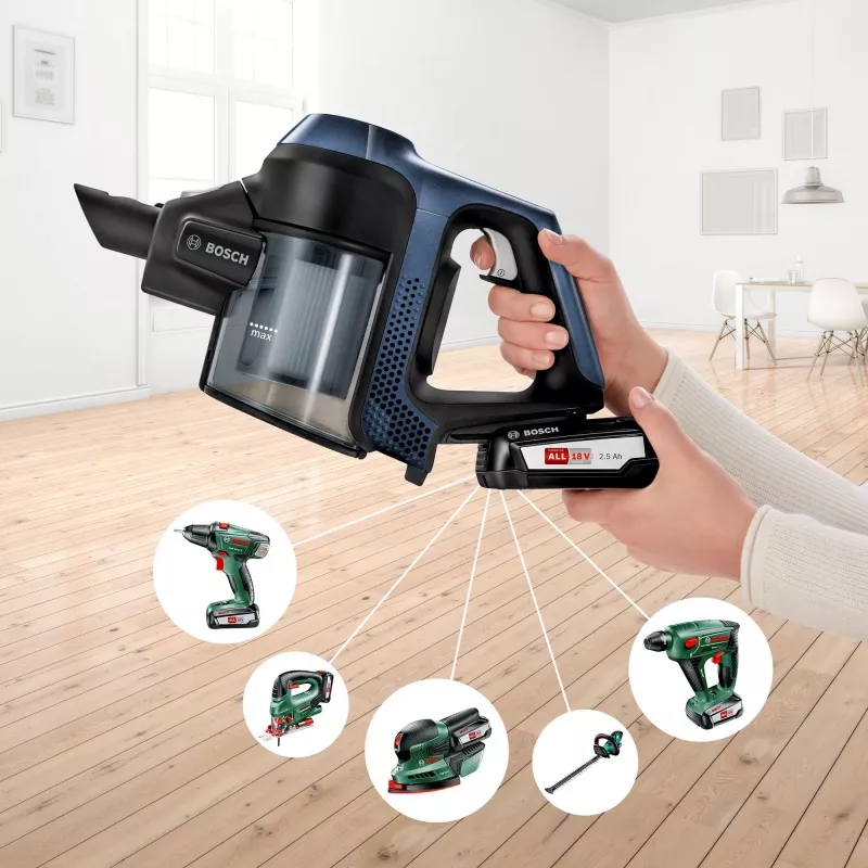 Bosch Serie 6 BBS611PCK 2-in-1 kātslota putekļsūcējs