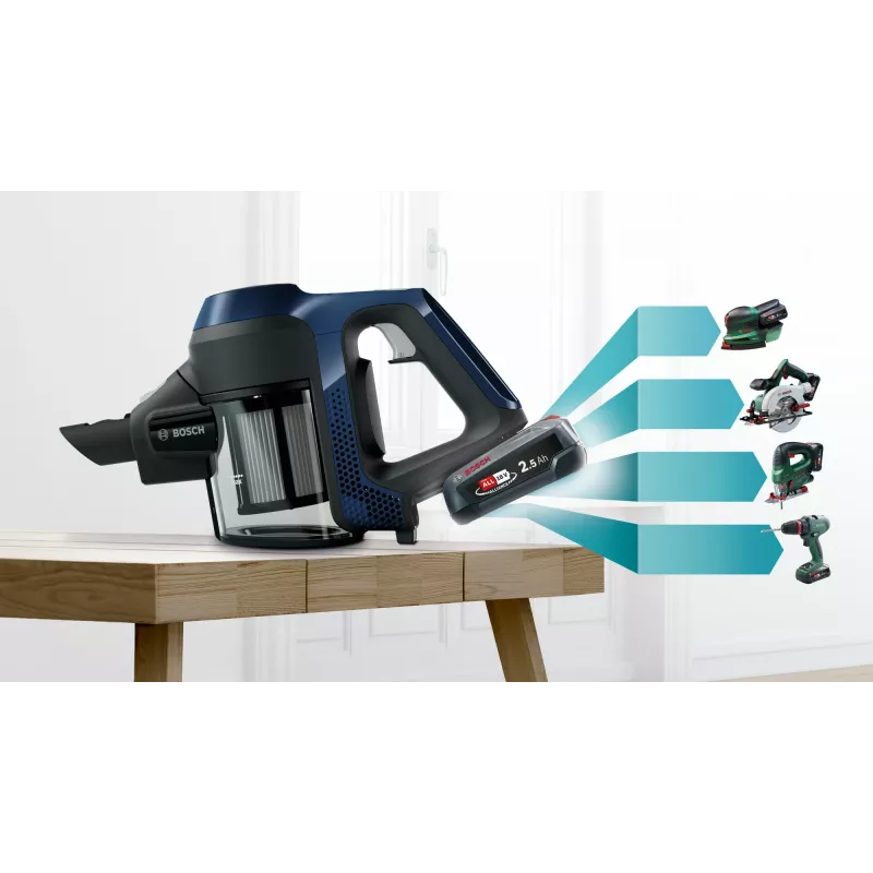 Bosch Serie 6 BBS611PCK 2-in-1 kātslota putekļsūcējs