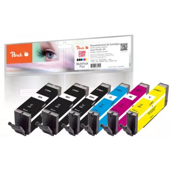 Peach 320448 tintas kasetne 6 gab. saderīga