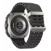 Samsung Galaxy Watch Ultra 3.81 cm (1.5 collu) AMOLED 47 mm digitāls 480 x 480 pikseļi skārienekrāns 4G Sudrabs Wi-Fi GPS (satelīts)