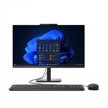Lenovo V100 All-in-One PC 23.8 inch Intel N100 16GB DDR5 512GB SSD Windows 11 Pro Melns