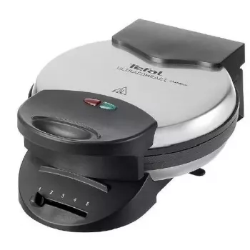 Vafeļu panns Tefal WM310D 5 vafeles 1000 W Melns Nerūsējošais tērauds