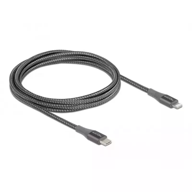 Datu un uzlādes kabelis DeLOCK USB Type-C – Lightning 86632