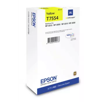 Epson tintas kasetne XL dzeltena, augstas ietilpības, pigmenta tinte, 1 gab.