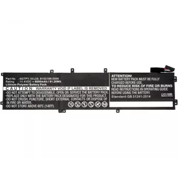 CoreParts klēpjdatora akumulators Dell, saderīgs ar Precision M5520, XPS 15 9560, XPS 15 9560 i7-7700HQ