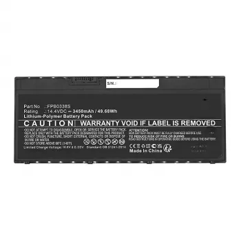 Akumulators PNY MBXFU-BA0048 — Litija-Jonu 3450 mAh, saderīgs ar Fujitsu LifeBook, melns