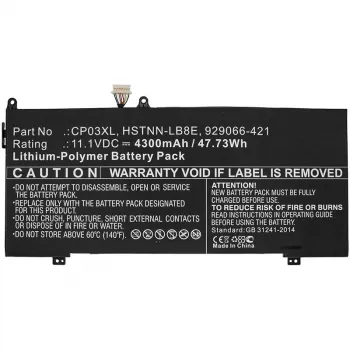 Akumulators CoreParts MBXHP-BA0176 HP Spectre x360 13-ae010ca