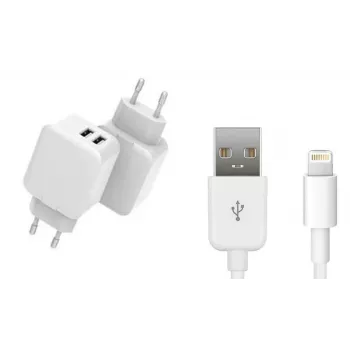 CoreParts MBXUSB-AC0007 viedtālruņu lādētājs Balts Iekštelpu