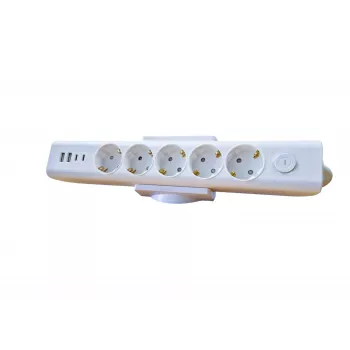 MicroConnect MC-DESKMOUNTW galda skava strāvas sloksnēm