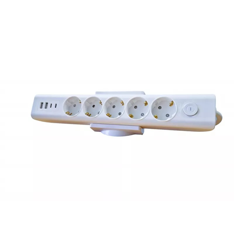 MicroConnect MC-DESKMOUNTW galda skava strāvas sloksnēm