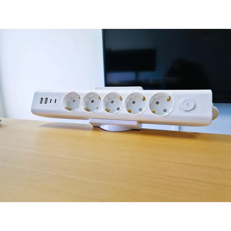 MicroConnect MC-DESKMOUNTW galda skava strāvas sloksnēm