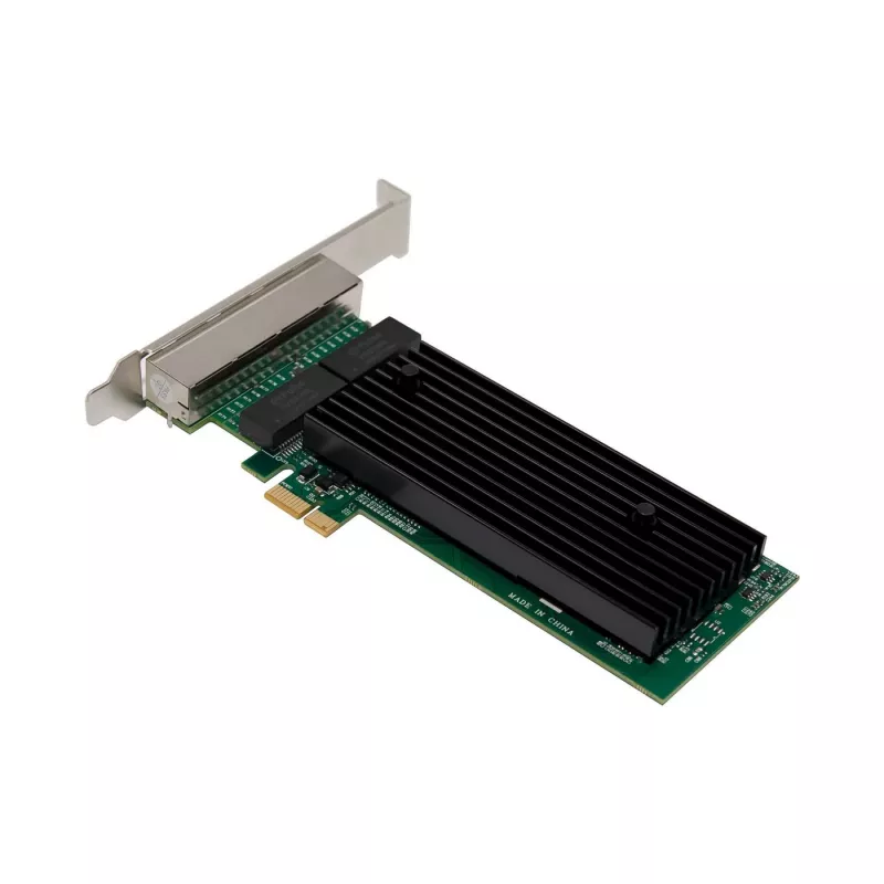 Tīkla karte PCIe x1 MicroConnect MC-PCIEX1-82575-Q ar Intel 82575 kontrolieri