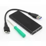 CoreParts MSACSC/USB3.0 M.2 SSD korpuss, melns