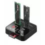 Mediju dublētājs CoreParts MS-CLONER-M2-SD Melns USB Type-C M.2