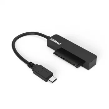 CoreParts MSUB3305 ārējais korpuss cietajiem diskiem un SSD, melns