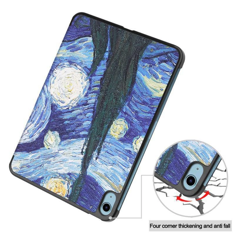 CoreParts TABX-IP10-COVER13 planšetdatora maciņš 27.7 cm (10.9 collu) Flip maciņš Zils, Zaļš, Oranžs, Balts, Dzeltens