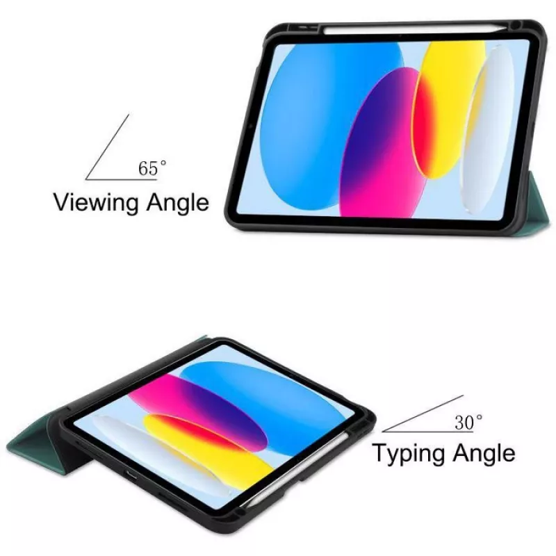 CoreParts TABX-IP10-COVER25 planšetes maciņš 27.7 cm (10.9 collu) atlokāms vāciņš Zaļš