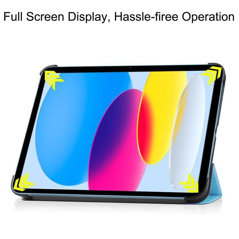 CoreParts TABX-IP10-COVER5 planšetdatora maciņš 27.7 cm (10.9 collu) Flip vāciņš Zils