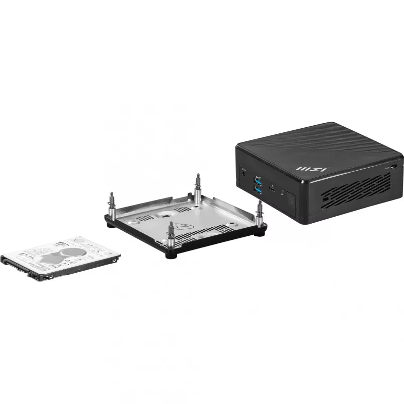 MSI Cubi 5 12M-001EU mini dators Intel® Core™ i7-1255U 16 GB DDR4 512 GB SSD Windows 11 Pro Melns