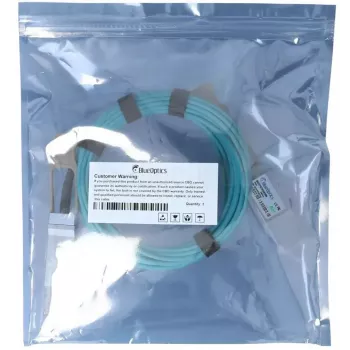 Optiskais kabelis BlueOptics QSFP56 uz QSFP56 10 m, tēviņš-tēviņš, oranžs