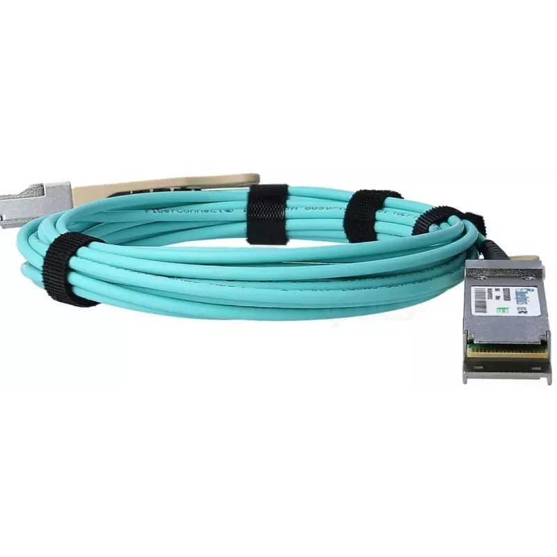 Optiskais kabelis BlueOptics QSFP56 uz QSFP56 10 m, tēviņš-tēviņš, oranžs