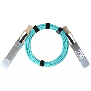 Optiskais kabelis BlueOptics QSFP56 uz QSFP56 10 m, tēviņš-tēviņš, oranžs