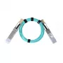 BlueOptics InfiniBand/optiskās šķiedras kabelis QSFP56–QSFP56 10 m, Aqua