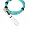 BlueOptics P08230-001-BO aktīvais optiskais kabelis AOC QSFP56–QSFP56, 10 m, ciāns