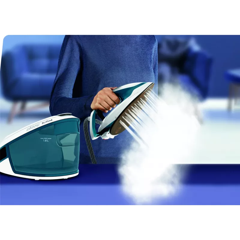 Tefal Express Power SV8111 1,8 L Durilium AirGlide Autoclean zole zilā, baltā krāsā