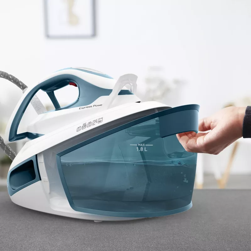 Tefal Express Power SV8111 1,8 L Durilium AirGlide Autoclean zole zilā, baltā krāsā