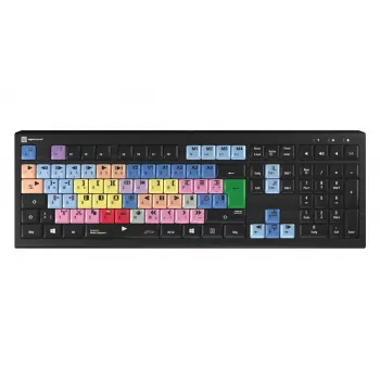 Logickeyboard Avid Media Composer ASTRA 2 taustiņu apgaismojuma tastatūra PC Vācu (LKB-MCOM4-A2PC-DE)