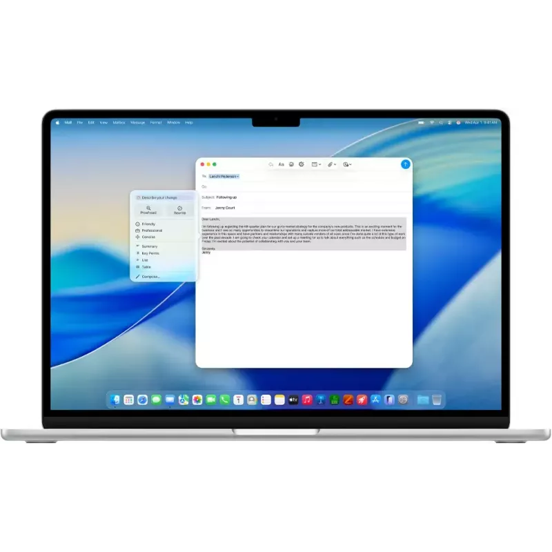 Piezīmjdators Apple MacBook Air M5 15,3 collu (38,9 cm) 16 GB RAM 512 GB SSD Sudraba