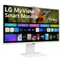 LG MyView viedais monitors 80 cm (31.5 collas) 4K Ultra HD balts